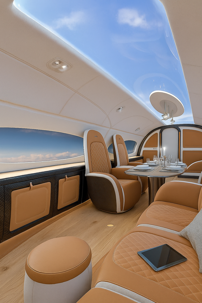 التعاون بين عملاقين في عالم السيارات والطائرات لانتاج تصميم خارق المصدر: AI Generated/GPT