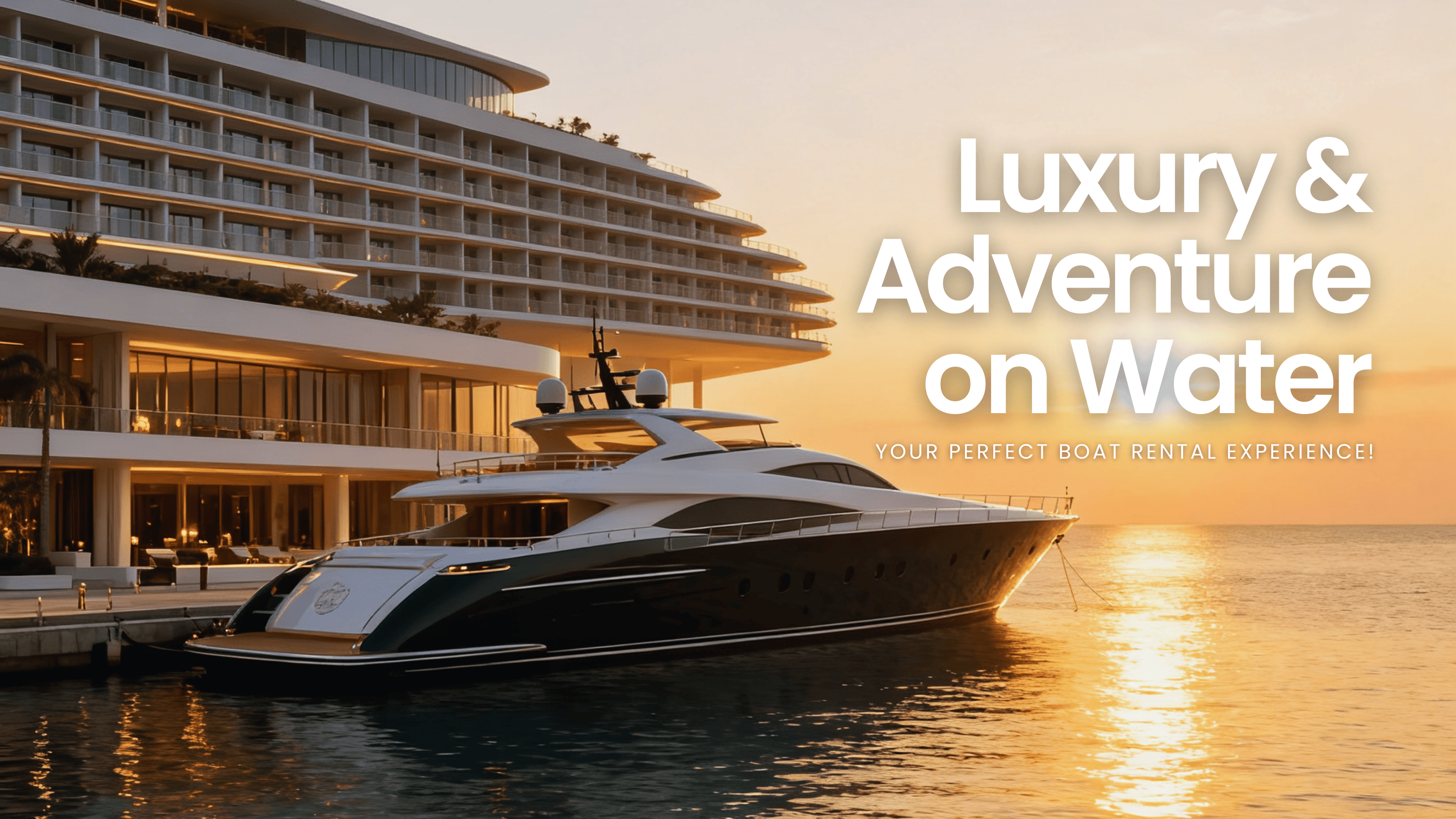 خدمات اليخوت الخاصة التي تقدمها الفنادق والمنتجعات للنخبة