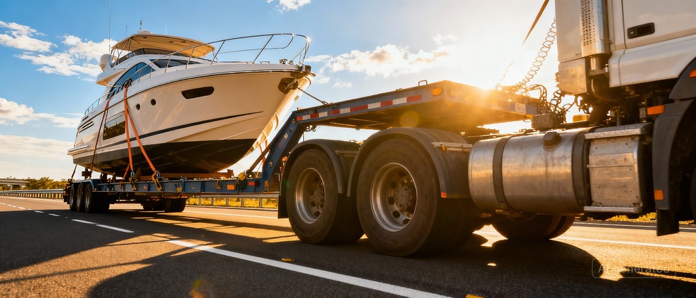 طرق النقل تختلف باختلاف حجم اليخت المصدر: المصدر AI Generated / Perplexity