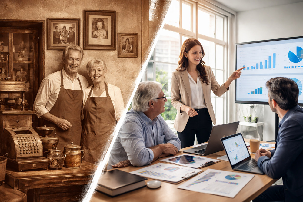 الشراكة التي توزان بين التقاليد والقيم العائلية والابتكار المصدر: ChatGpt