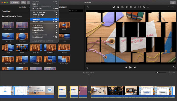 برنامج iMovie أفضل برامج تسريع الفيديو للكمبيوتر