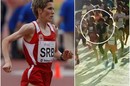 مشهد غير أخلاقي من رجل مع فتاة خلال ماراثون للجري (فيديو)