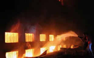 سعودي ينقذ عائلة أمريكية من حريق في هيوستن