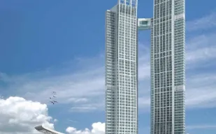 بالصور: أعلى جناح رئاسي معلق في العالم بأبوظبي