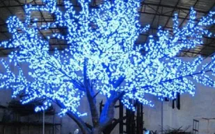 أشجار تضيء بنفسها لإنارة الشوارع