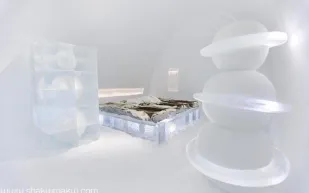 بالصور: هل يمكنك تحمل الإقامة بهذا الفندق الجليدي؟