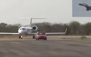 فيديو| خطأ جوي يتسبب بإعتراض مقاتلات إندونيسية لطائرة سعودية