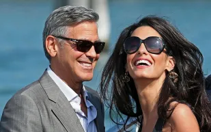 عقوبة مالية لمن يقترب من جورج كلوني وعلم الدين