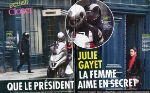 مبيعات قياسية من «خوذة هولاند» في صور فضيحته الغرامية