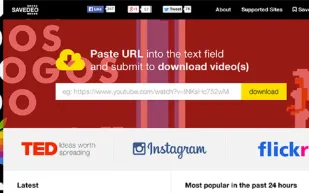 موقع لحفظ أي ڤيديو من الإنترنت وتنزيله على الحاسب