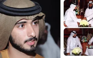 صورة عقد قران الشيخ ماجد بن محمد تجتاح مواقع التواصل