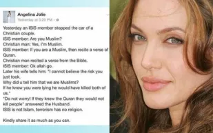 بالصورة.. أنجلينا جولي تهاجم "داعش"!