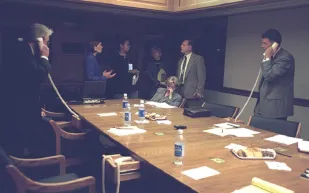 صور للمرة الاولى توضح صدمة الادارة الامريكية بعد 11 سبتمبر