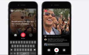 الفيسبوك تطلق خدمة البث المباشر للمشاهير فقط