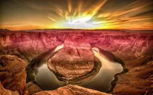 جبل حدوة بيند   اعجوبة طبيعية في اريزونا