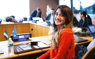 هيلا غزال : كيف اصبحت سفيرة التغيير في الامم المتحدة  