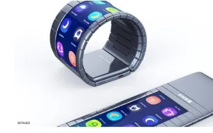 أول هاتف ذكي "مرن تماما"