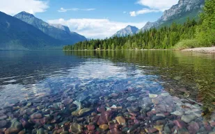 بحيرة ماكدونالد النقاء يكشف الكثير