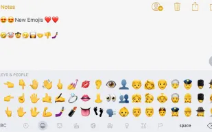 هذه كل الرموز التعبيرية المتوفرة في IOS 10.2