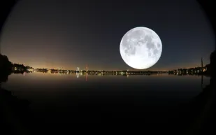 القمر يصل إلى أقرب نقطة من الأرض لم يصلها منذ عام 1948