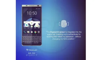 ميركوري آخر هواتف بلاكبيري بالتصميم التقليدي