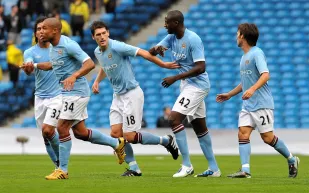 مانشستر سيتي انتصار بشق الأنفس على موناكو الفرنسي