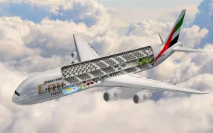 فيديو| في يوم كذبة ابريل الأمارات للطيران تمازح الركاب