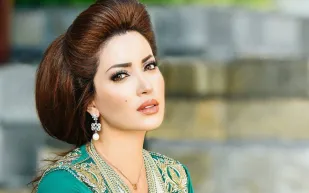 إطلالة بدوية لـ نسرين طافش بـ العقاب والعفراء