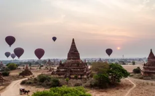 «باغان».. معابد شاهدة على عصر الملوك في بورما (فيديو وصور)