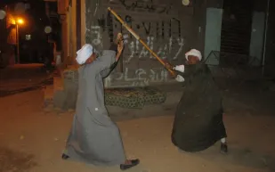 فيديو|مضاربه وافدين بالعصي في نهار رمضان بجدة