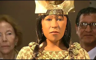 الكشف عن وجه حاكمة توفيت قبل 1700 عام في البيرو