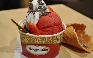 فيديو| صراصير في محل آيس كريم بالأحساء