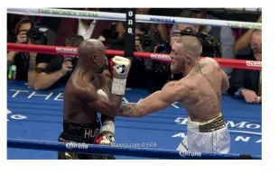 بالصور مايويذر يهزم مكجريجور بالضربة القاضية