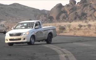 فيديو| مفحط يتسبب بكارثة في أحد الطرق السريعة