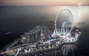 في دبي فقط.. شاهد أطول عجلة ترفيهية وأطول منصة تسلق بالحبال في العالم!