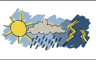 شاهد| مذيعة الاحوال الجوية التي شغلت العالم