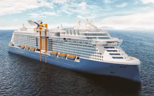 «سيمفونية البحار» أكبر سفينة في العالم تستعد لأولى رحلاتها البحرية (فيديو) 