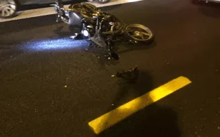 فيديو| حادث دراجة نارية غريب!