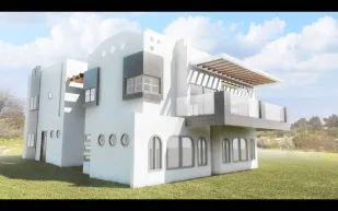 شاهد| أول منزل ثلاثي الأبعاد يشيد لمحدودي الدخل