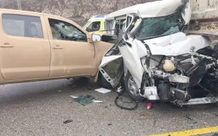 فيديو| تصادم مروع بين عدة مركبات على طريق سريع