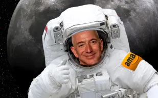 جيف بيزوس يبدأ في استيطان القمر