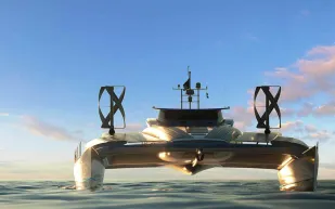إمكانيات خيالية لأول قارب هيدروجيني في العالم (فيديو)