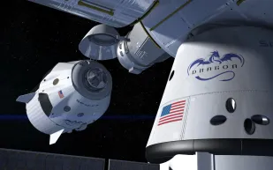 اللقطات الأولى لمركبة «سبيس إكس دراغون» (فيديو)