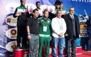 المنتخب السعودي للمصارعة يحصد 4 ميدليات عالمية