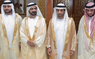 زواج 3 شيوخ من أبناء حاكم دبي.. وهكذا بدأ ولي العهد مغامرة جديدة