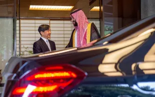 إمبراطور اليابان يرحب بولي العهد في طوكيو.. ورواد تويتر يحتفون