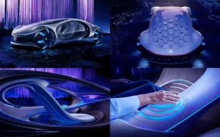 مرسيدس بنز أفاتار فيجين 2020.. سيارة مستوحاة من فيلم أفاتار «فيديو»