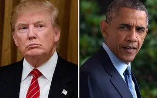 بعد دعمه لمنافسه بالانتخابات.. ترامب يسخر من أوباما بفيديو «معدل» 