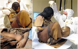  بدت وكأنها حيه!..انتشال جثة طفلة مجمدة منذ 500 عام (فيديو)