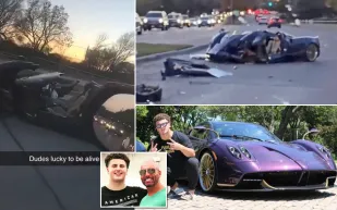 مراهق يحطم سيارة نادرة لوالده بقيمة 12.75 مليون ريال! (فيديو)